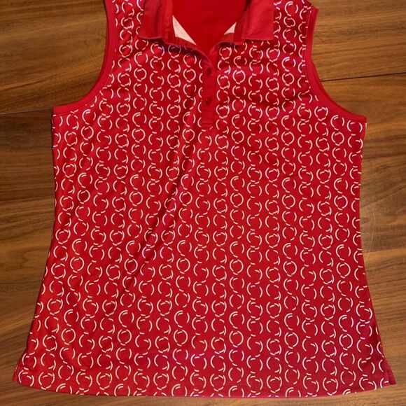 Adidas golf skort, EUC, navy red white, sz XL, cute and classic - Picture 11 of 14